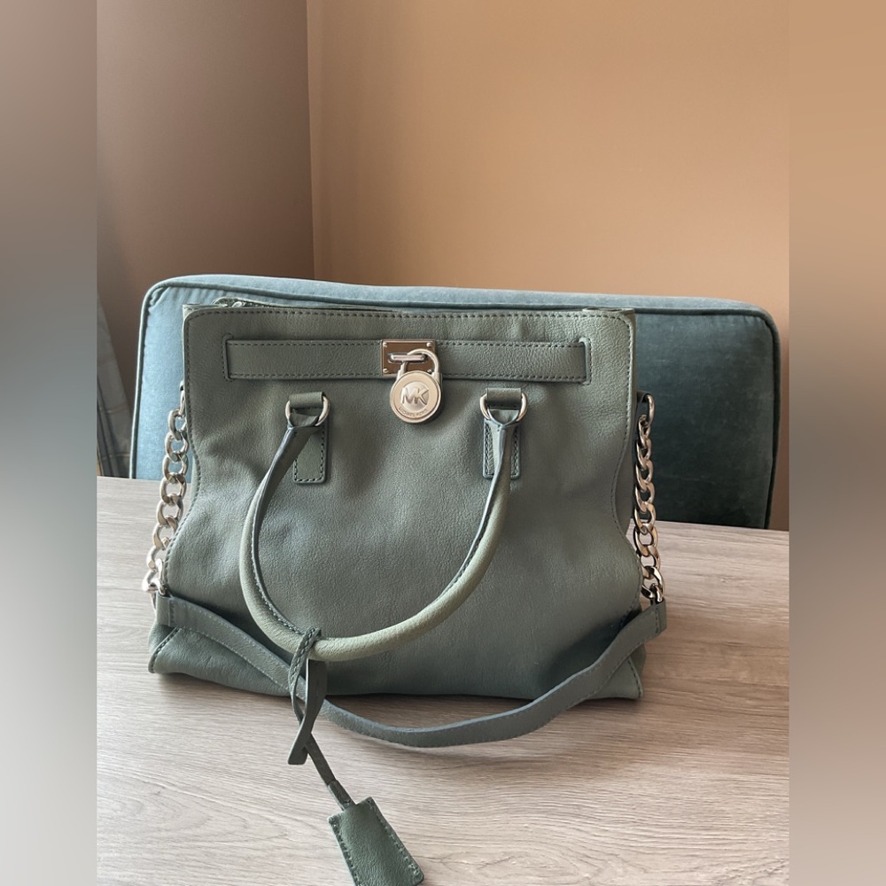 Michael Kors Blue Leather Women's Bag